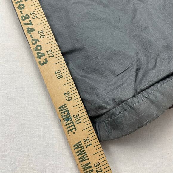 Y2K Union Bay Metallic Gray Parachute Pants size 11 Wide Leg Velcro - Picture 12 of 13